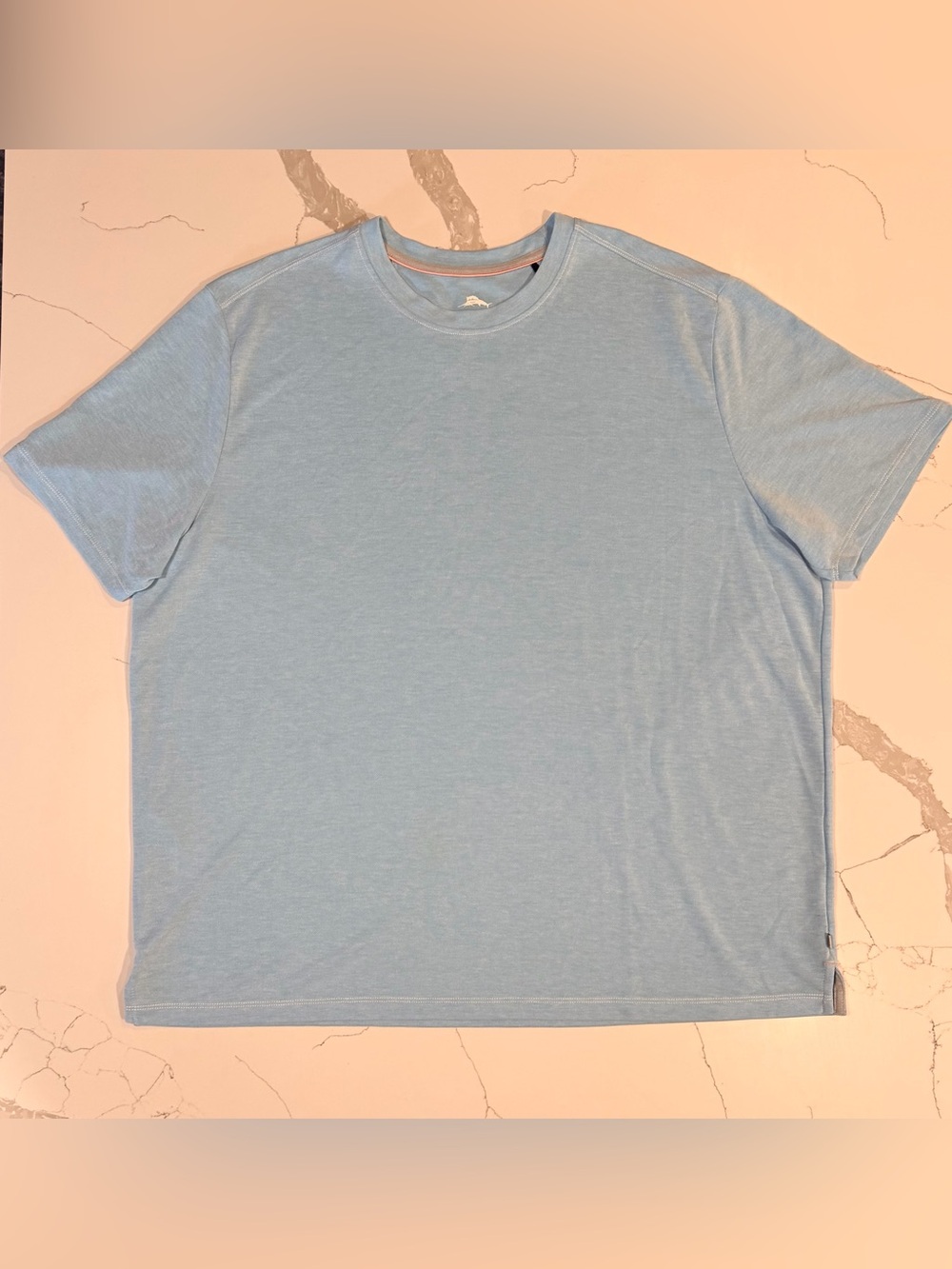 Tommy Bahama Light Blue Short Sleeve Crew Neck Tee XXXL